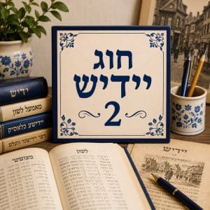 יידיש 2 - מחזור ראשון - ספטמבר 26 - מובילה פנינה בר גרא