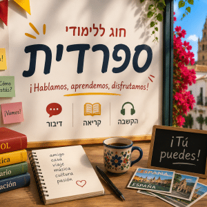 ספרדית מתחילים 1 - מחזור ראשון - ספטמבר 26 - מובילה מלי סיטון